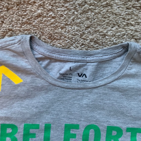 Gray RVCA Shirt - Picture 4 of 5